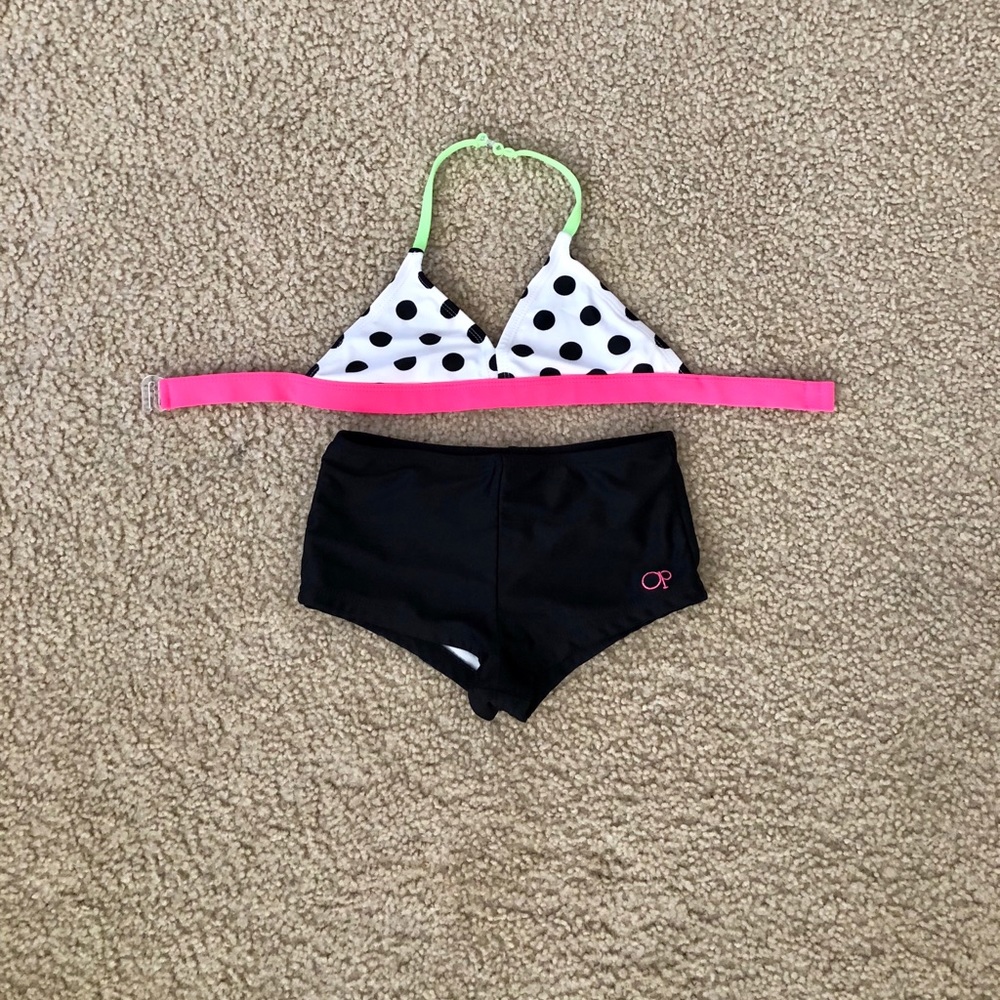 WORN ONCE! Lil Girls OCEAN PACIFIC 2 Piece! - Picture 2 of 4